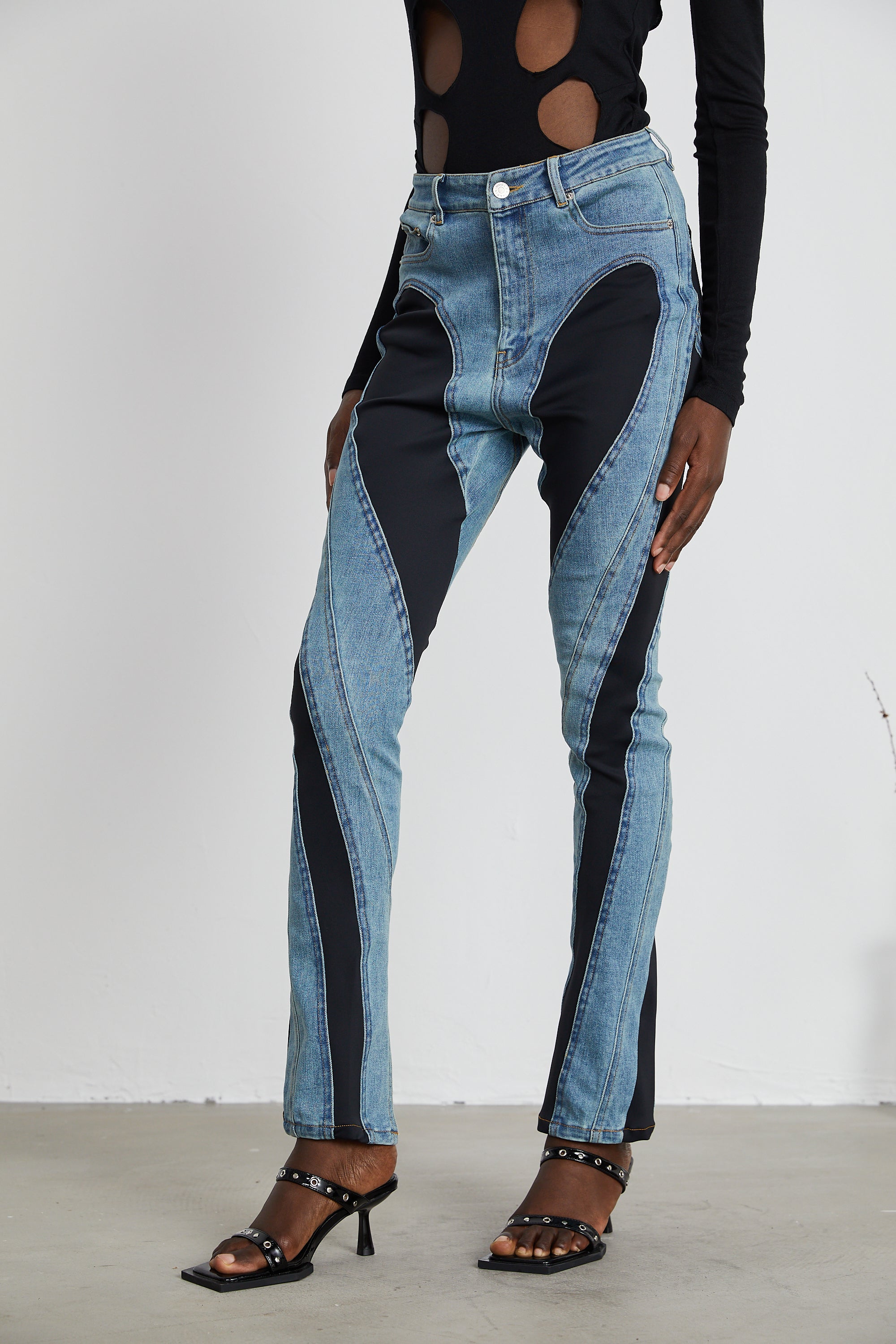 Noémie Spiral Panelli Jean Pantolon