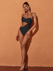 Codi Cut Out Mayokini Siyah
