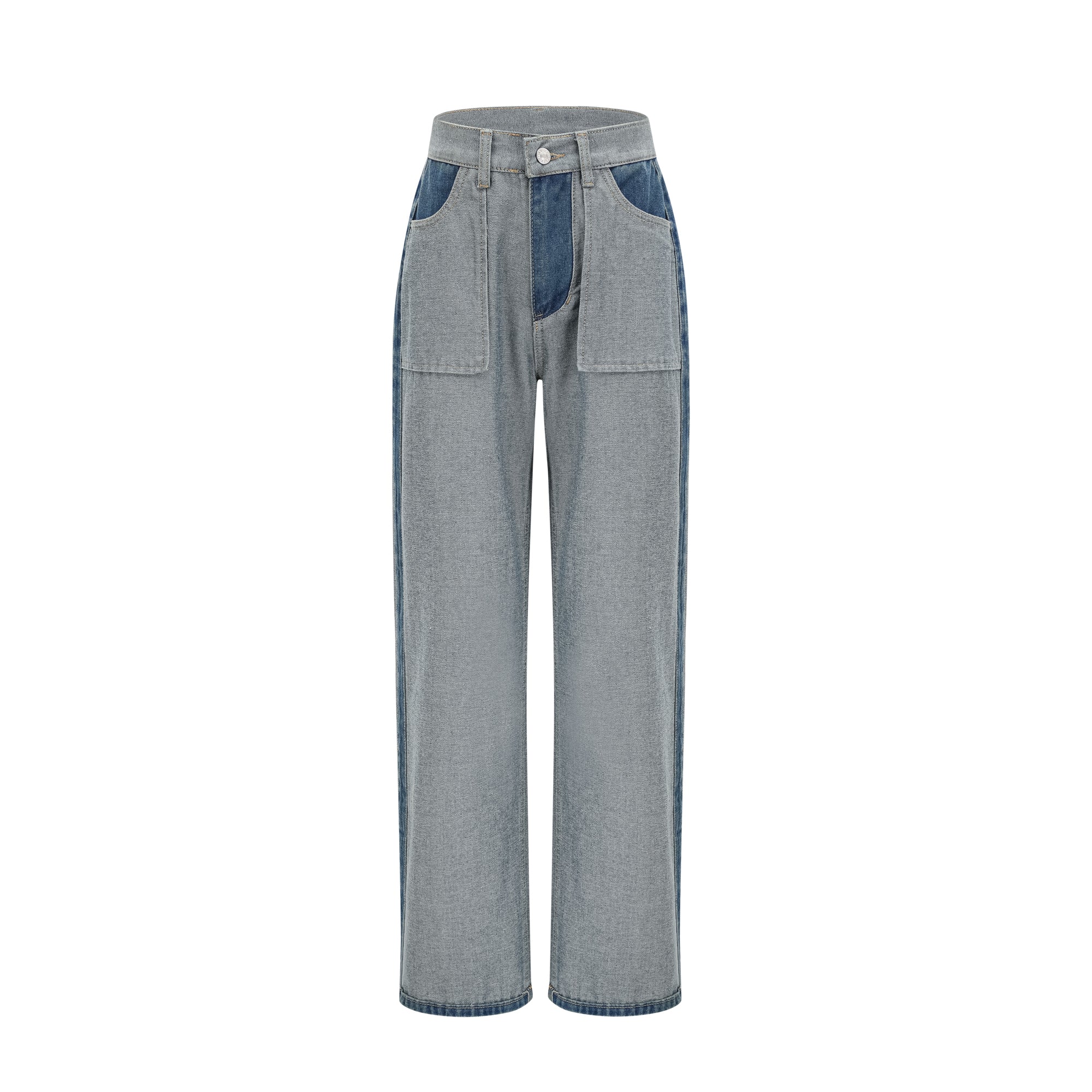 Clothilde Geniş Paça Panelli Jean Pantolon