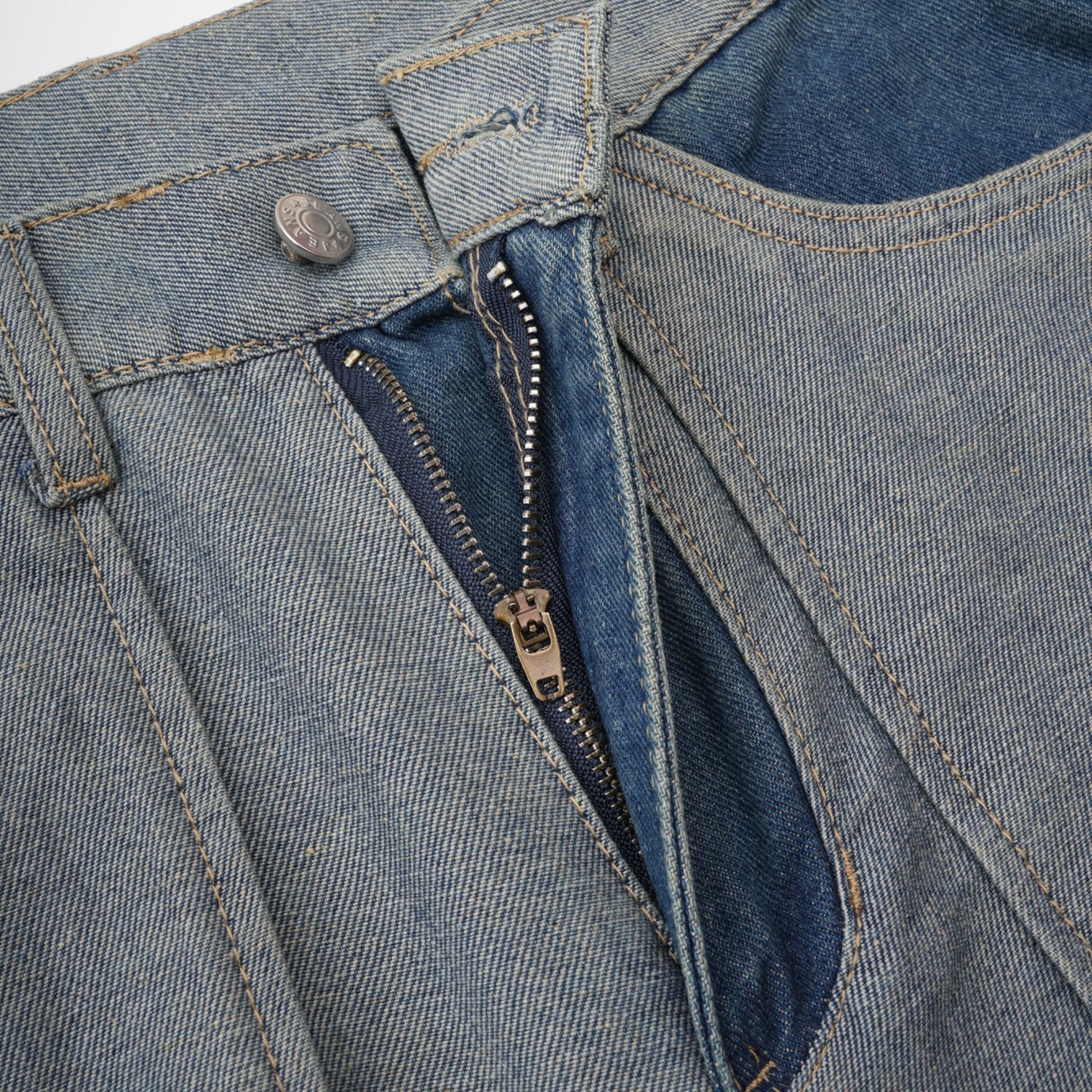 Clothilde Geniş Paça Panelli Jean Pantolon