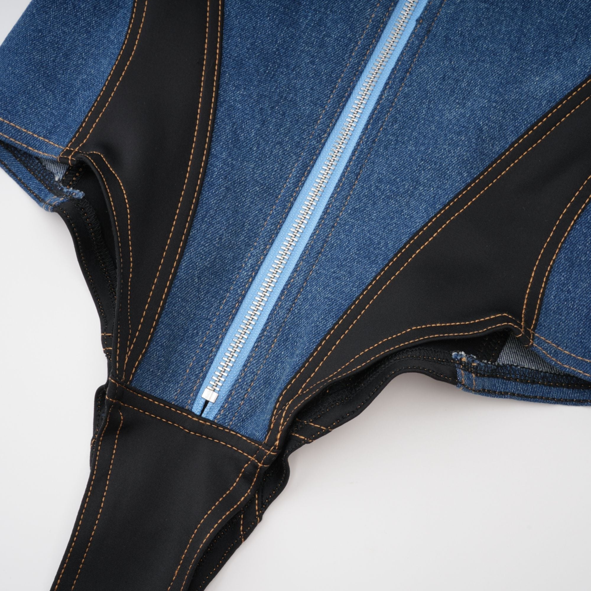 Melina Korse Denim Bodysuit