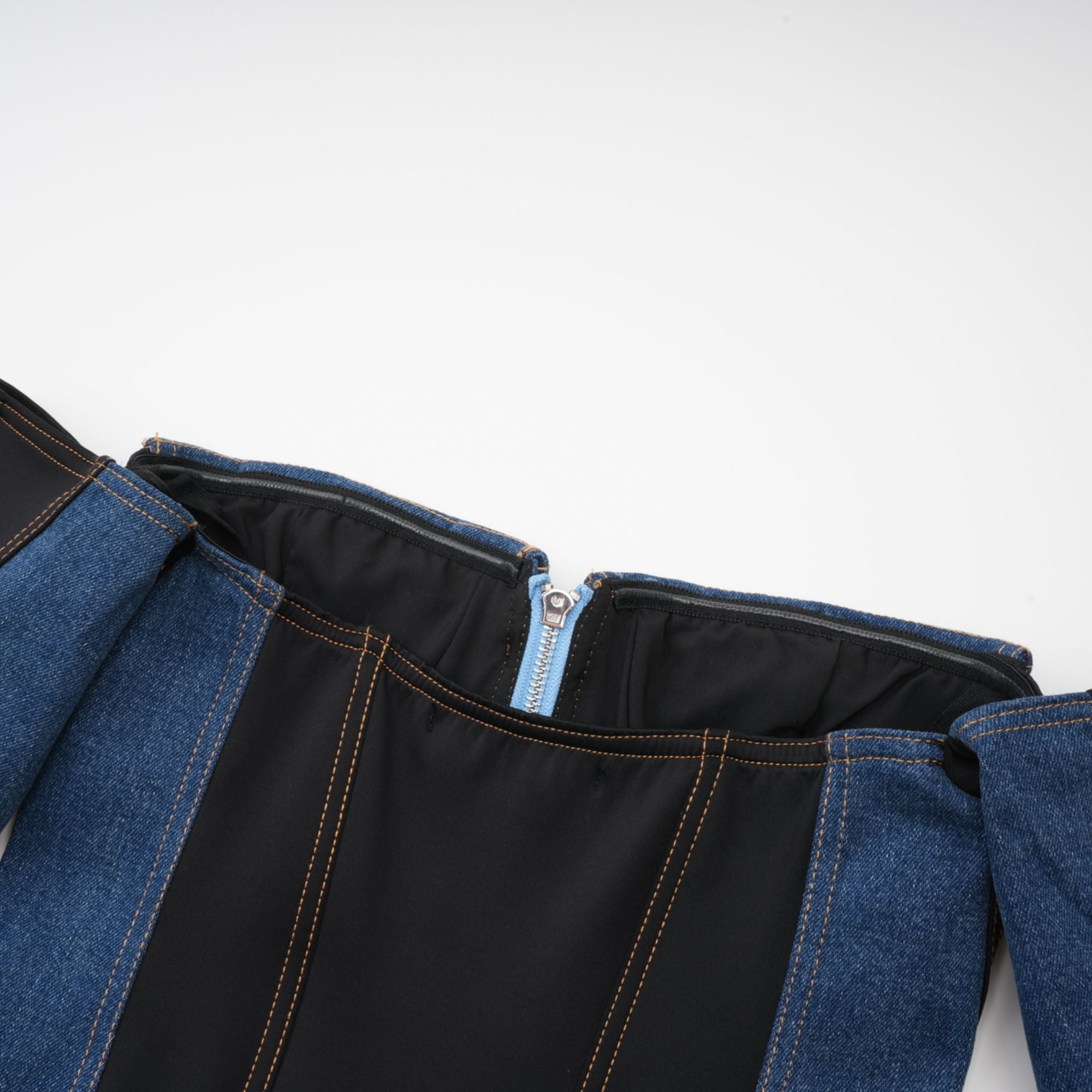 Melina Korse Denim Bodysuit